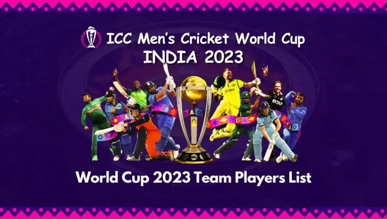 ICC Cricket World Cup 2023 Squads Players List of All 10 Teams