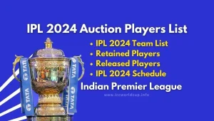 IPL 2024 Auction Players List, Team List, Auction Date, Venues